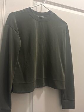 Athleta Women's Crewneck - Olive Green